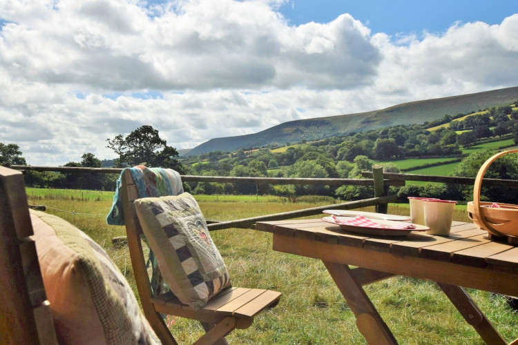 Glamping in the Brecon Beacons